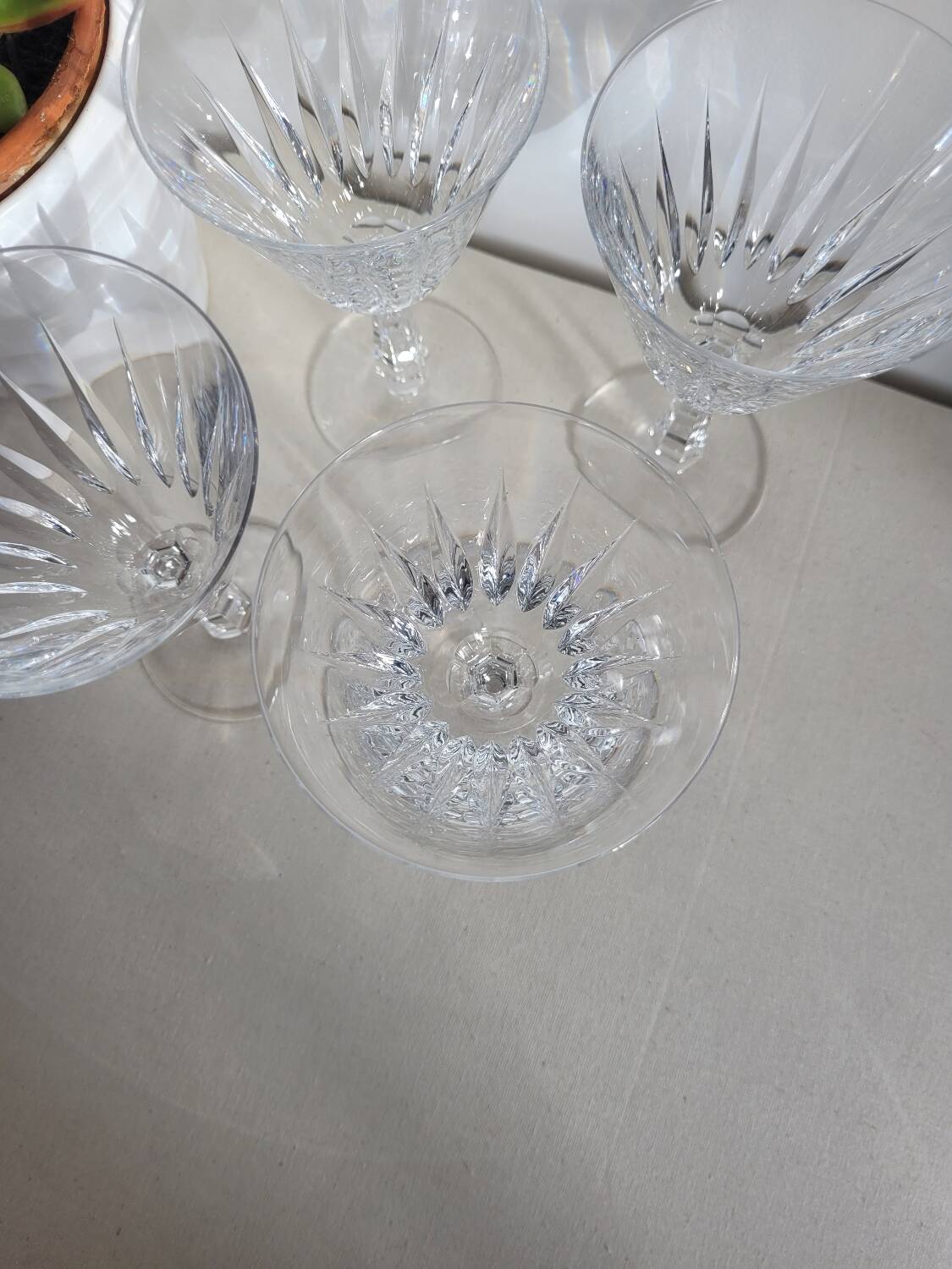 Set of 4 Villeroy and Boch water glasses