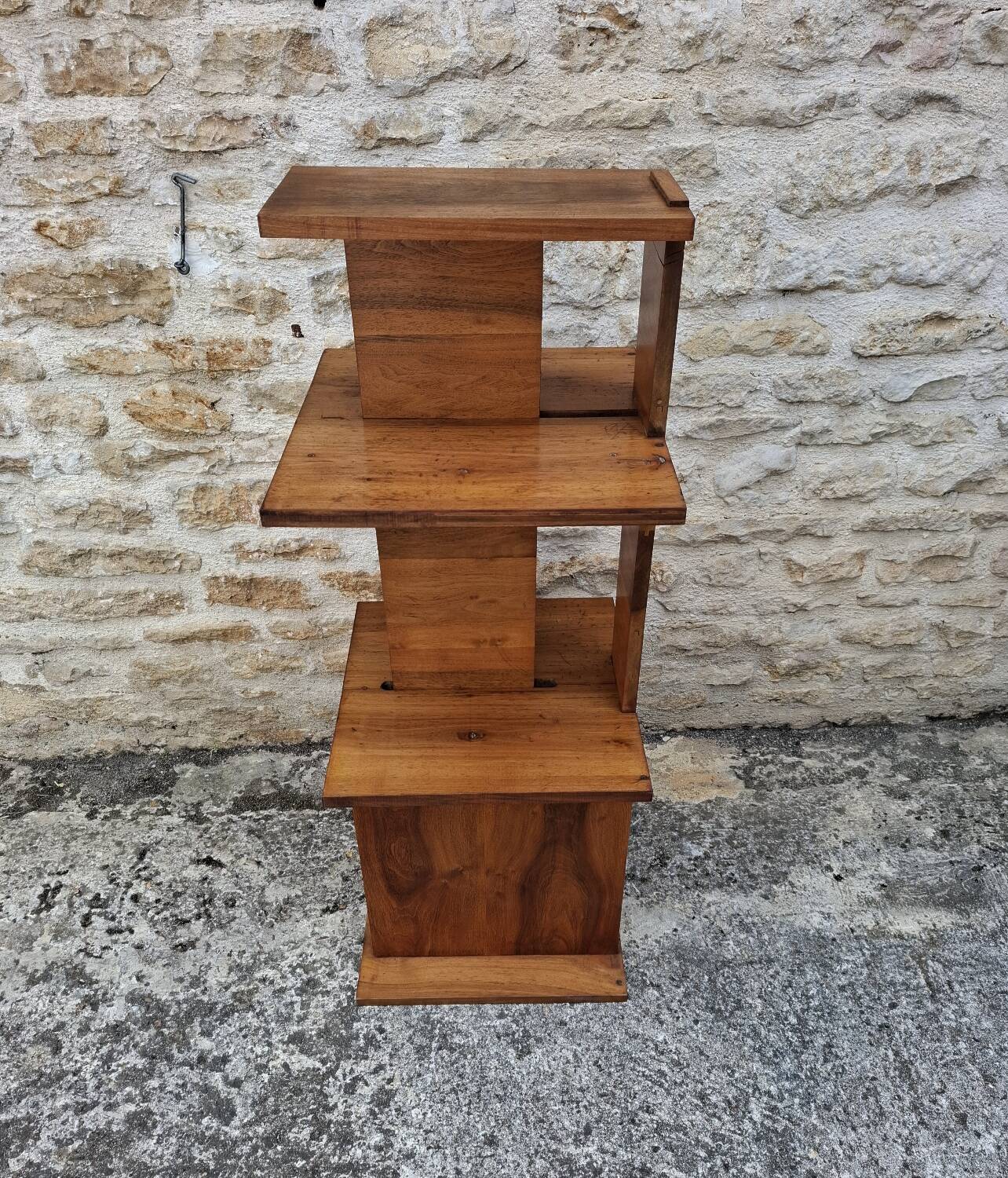 Walnut shelf ART DECO