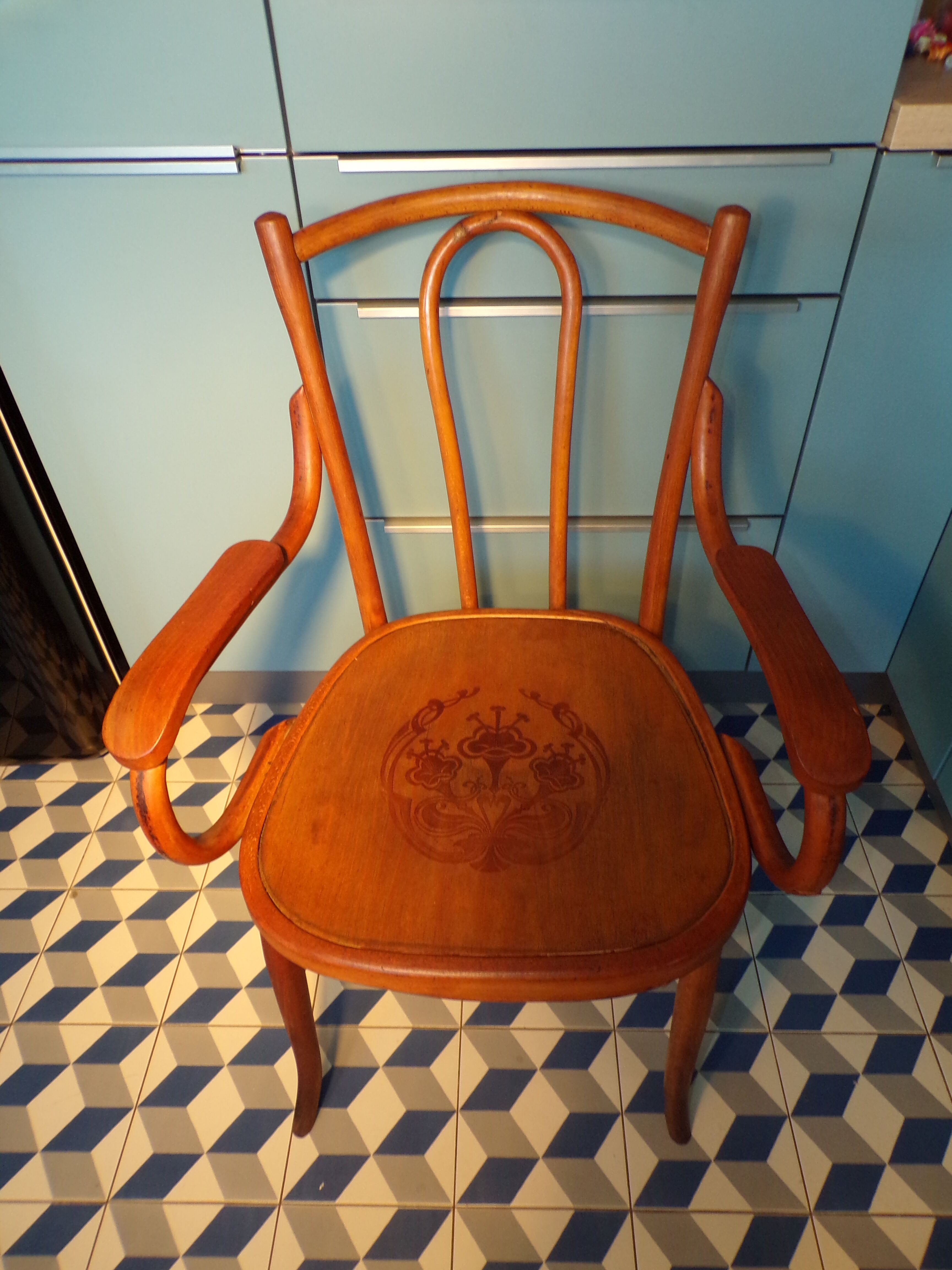 armchair Baumann old bentwood