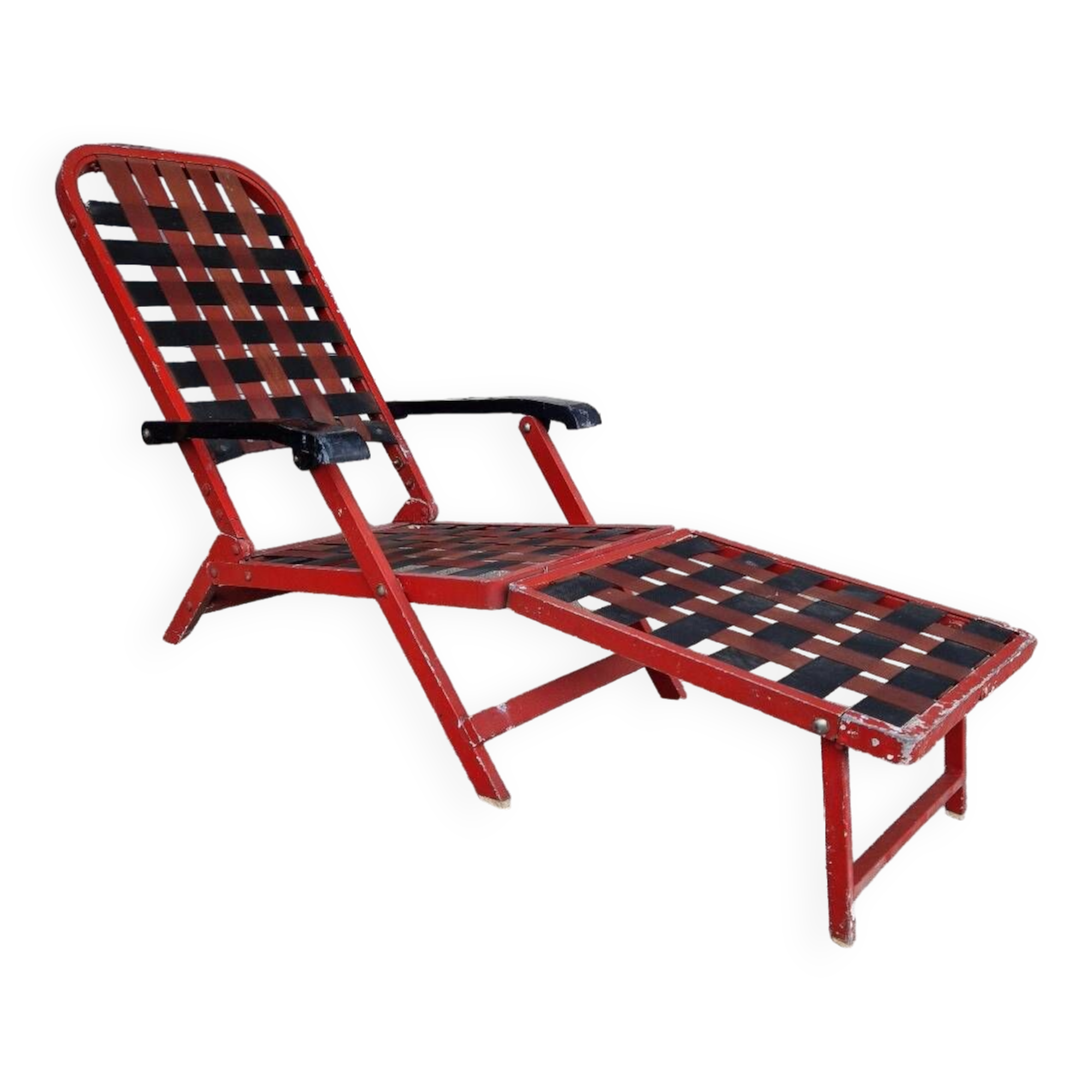 Deck chair from the deck of the liner France