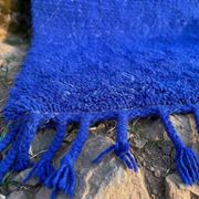 Blue Berber rug in wool 200cm x 300cm