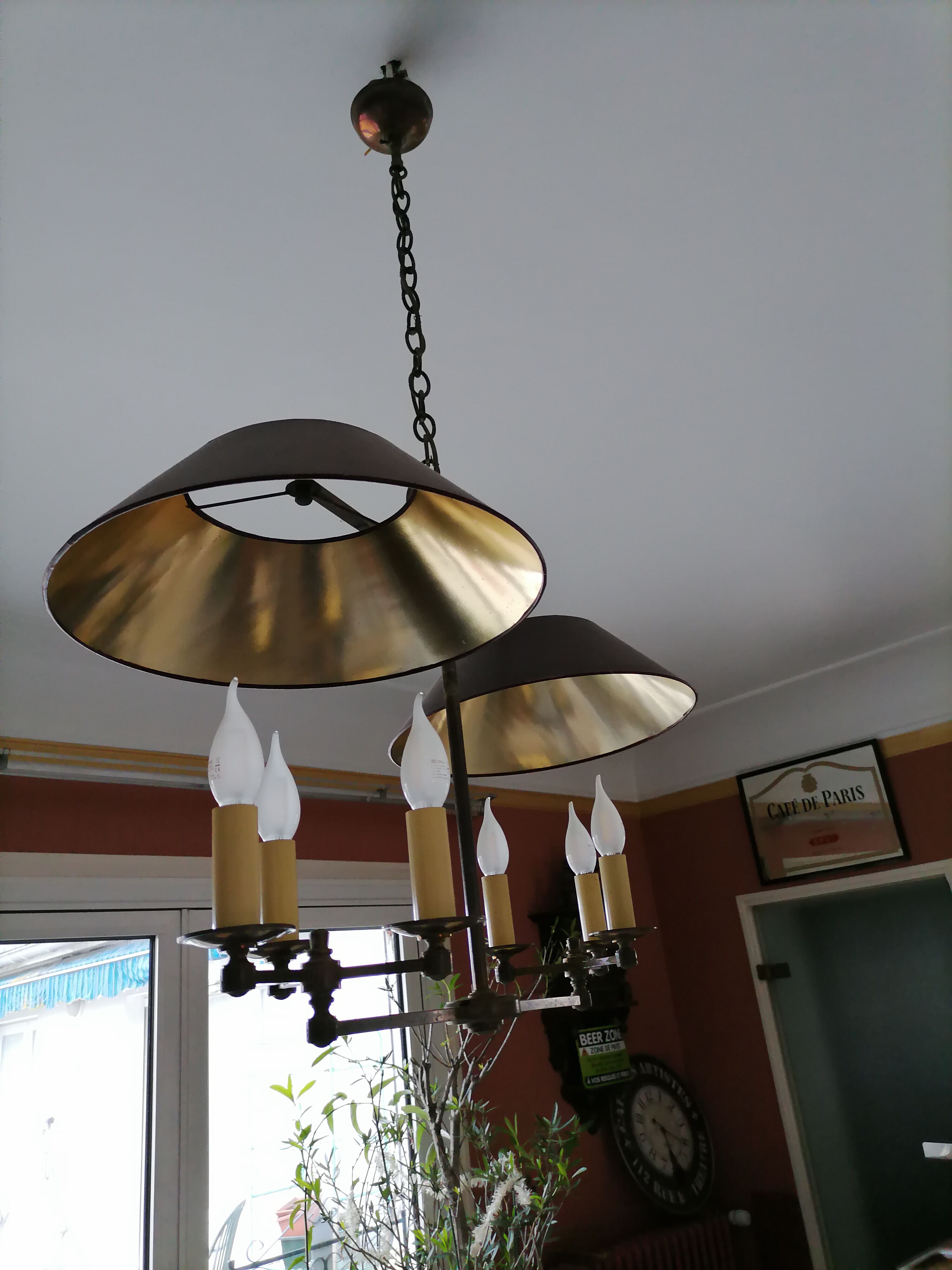 Lustre billard double