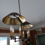double billiard chandelier