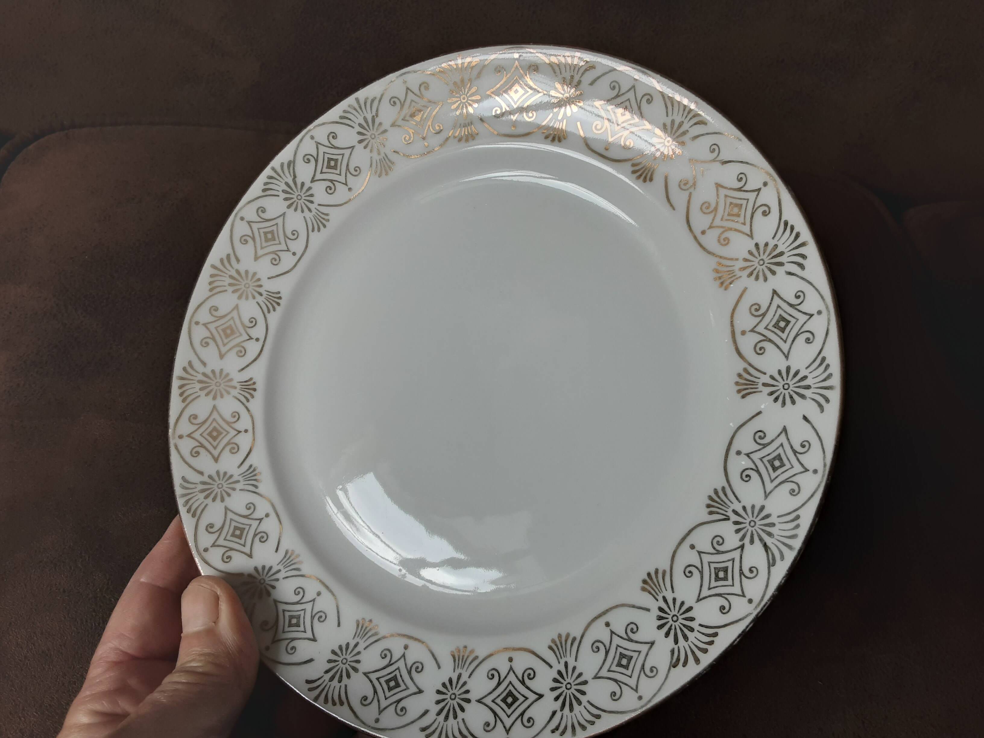 Set of 4 M&S Limoges Porcelain Dessert Plates