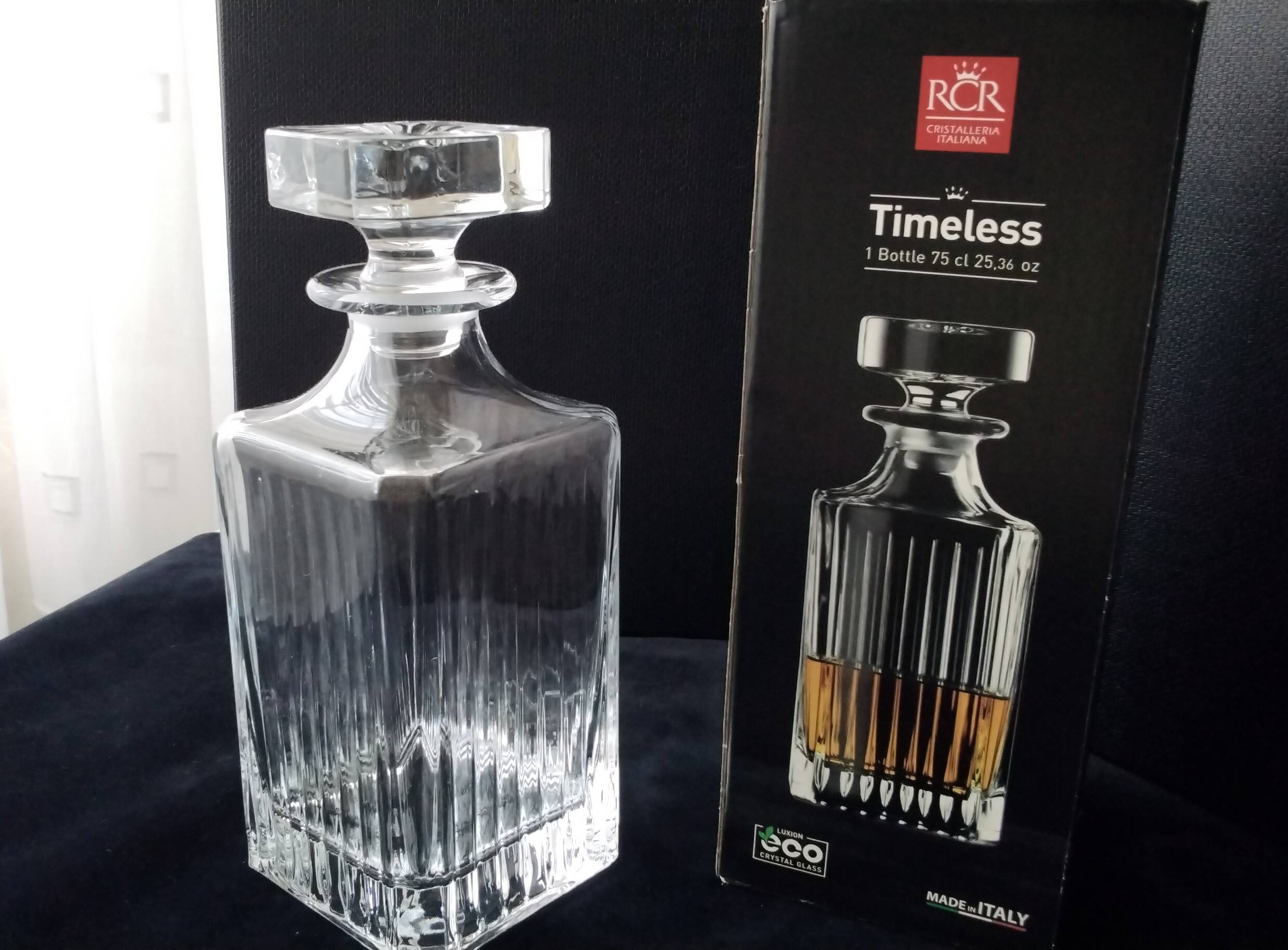 Crystal whisky carafe RCR
