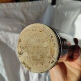 Vintage enamelled stoneware bottle