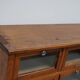 Very large Dutch oak showcase for grocery or haberdashery, 1920s-1930s