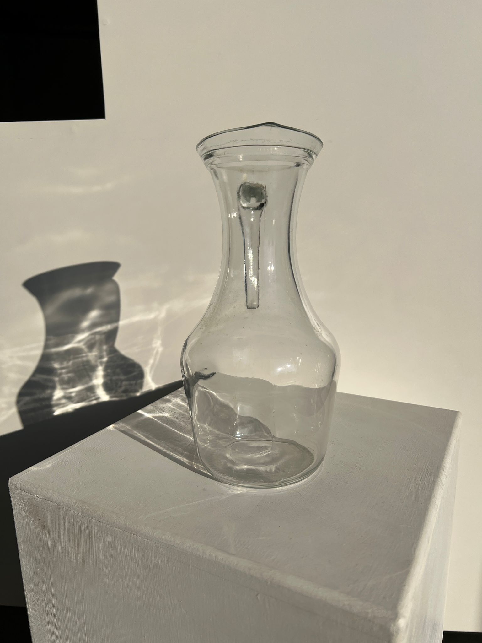 Vintage water decanter H: 25cm