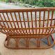bamboo wood, rattan, vintage sofa