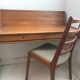 Vintage Scandinavian teak desk by Skaraborgs