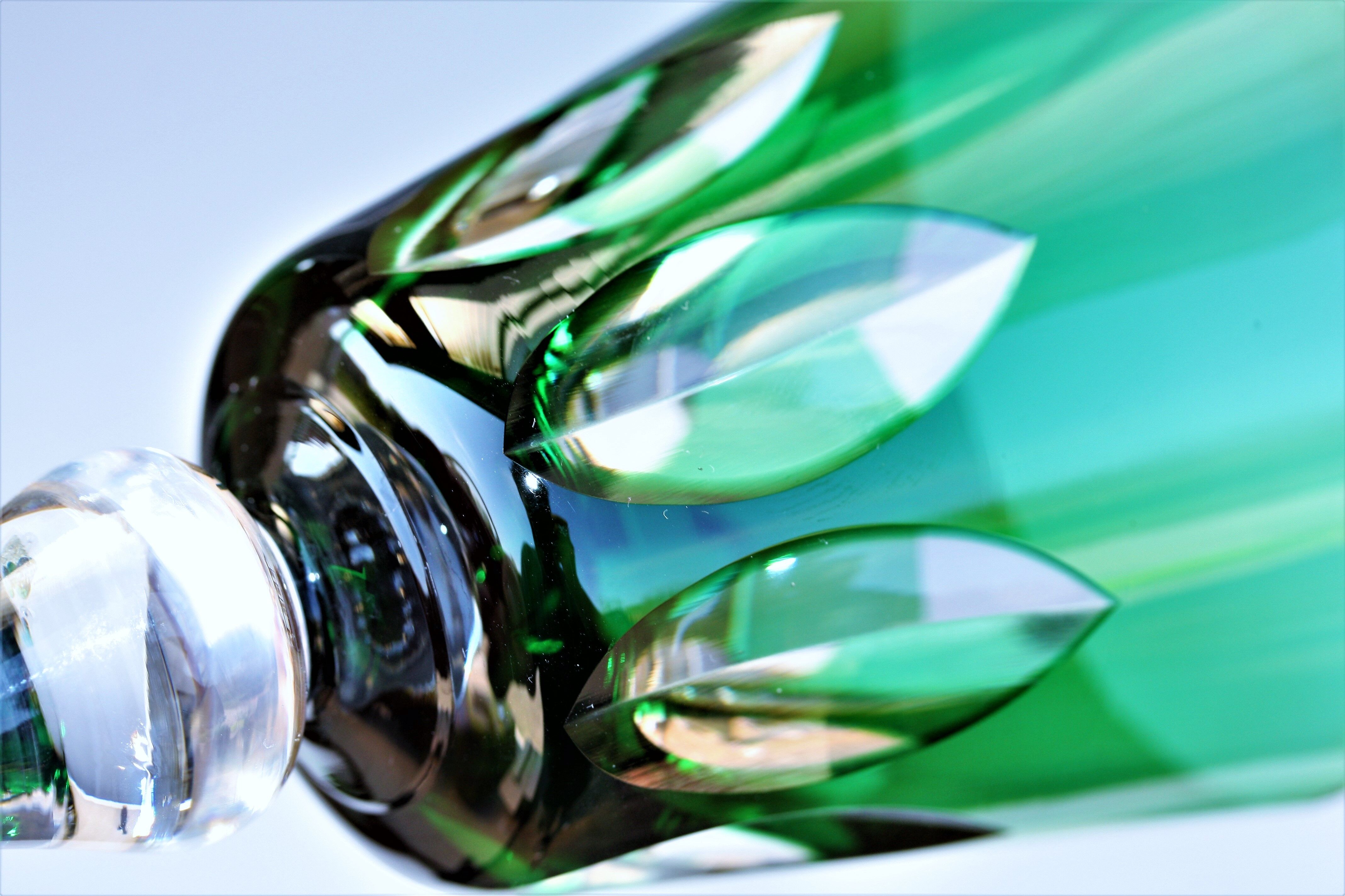 St. Louis Crystal Rhine Wine Glass Model Jersey Paquebot France