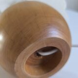 Wooden ball lamp