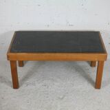 Ensemble de 4 chaises et table basse Maison Regain, France, circa 1970