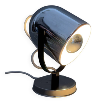 Reggiani Orb table lamp metal eye modernist design Space Age 1970