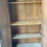 Renovated Parisian wardrobe in raw solid wood