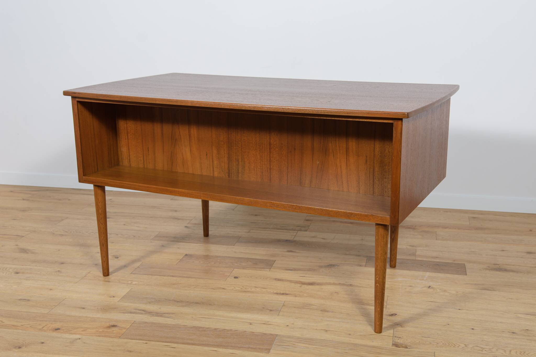 Mid-Century Freestanding Teak Desk, 1960s