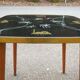 Vintage coffee table stylized oriental décor 1960