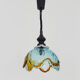 Vintage hanging lamp in blown Murano glass. 70s