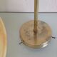 Vintage marbled glass globe ceiling light 50s 60s