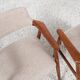 Midcentury Danish pair of chairs in teak by Erik Kirkegaard for Glostrup 1960s