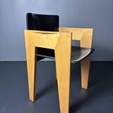 set 6 Modernist dining chairs by Arnold Merckx for Arco, Dutch design 1980s