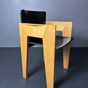 set 6 Modernist dining chairs by Arnold Merckx for Arco, Dutch design 1980s