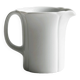 White porcelain milk jug, elegant design.