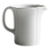 White porcelain milk jug, elegant design.