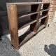 Vintage oak display bookcase