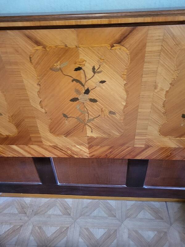 Lit en 140 cm en bois de rose