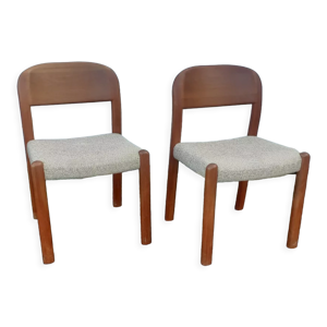 Paire de chaises scandinaves