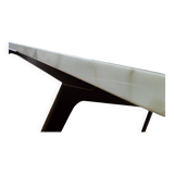 Pelham coffee table in Arabescato marble by designer Matthew Hilton