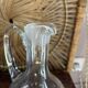 Ancienne carafe en cristal à décanter à vin