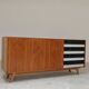 Enfilade U 460 noir et blanc Jiri Jiroutek pour Intérier Praha 1960