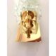 Luxury Gold 24k Wall Sconces With Green “Graniglia” Murano Glass Set of Two