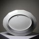 Bernardaud Limoges porcelain serving platter with floral decoration, 1920s-1950s