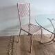 ‘Faux Bamboo garden set table and 4 chairs