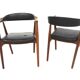 Set of 2 teak office armchairs, "Model 213" Thomas Haslev, Farstrup Møbler, Denmark, 1960