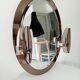Bevelled illuminated mirror by Antonio Lupi, Luxor crystal, Italy, 1960s.