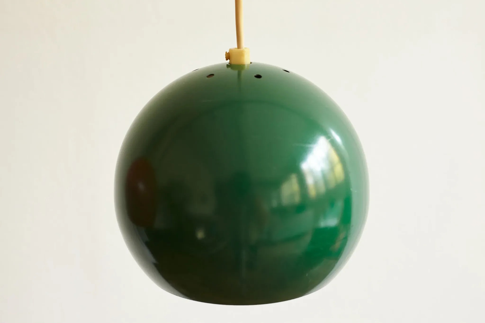 Set of Three Vintage Pendant Lights, Denmark 1970s