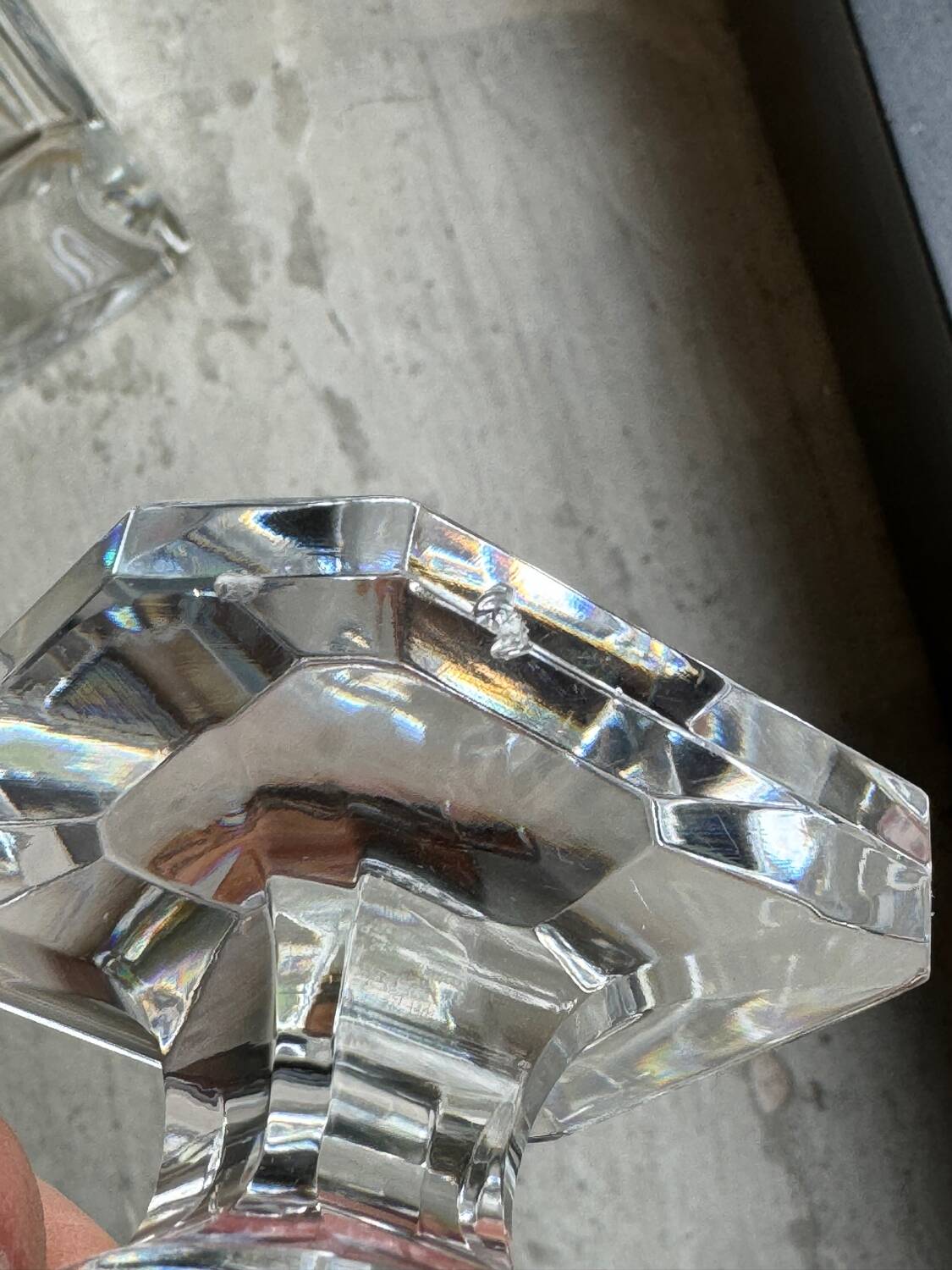 Baccarat crystal carafe
