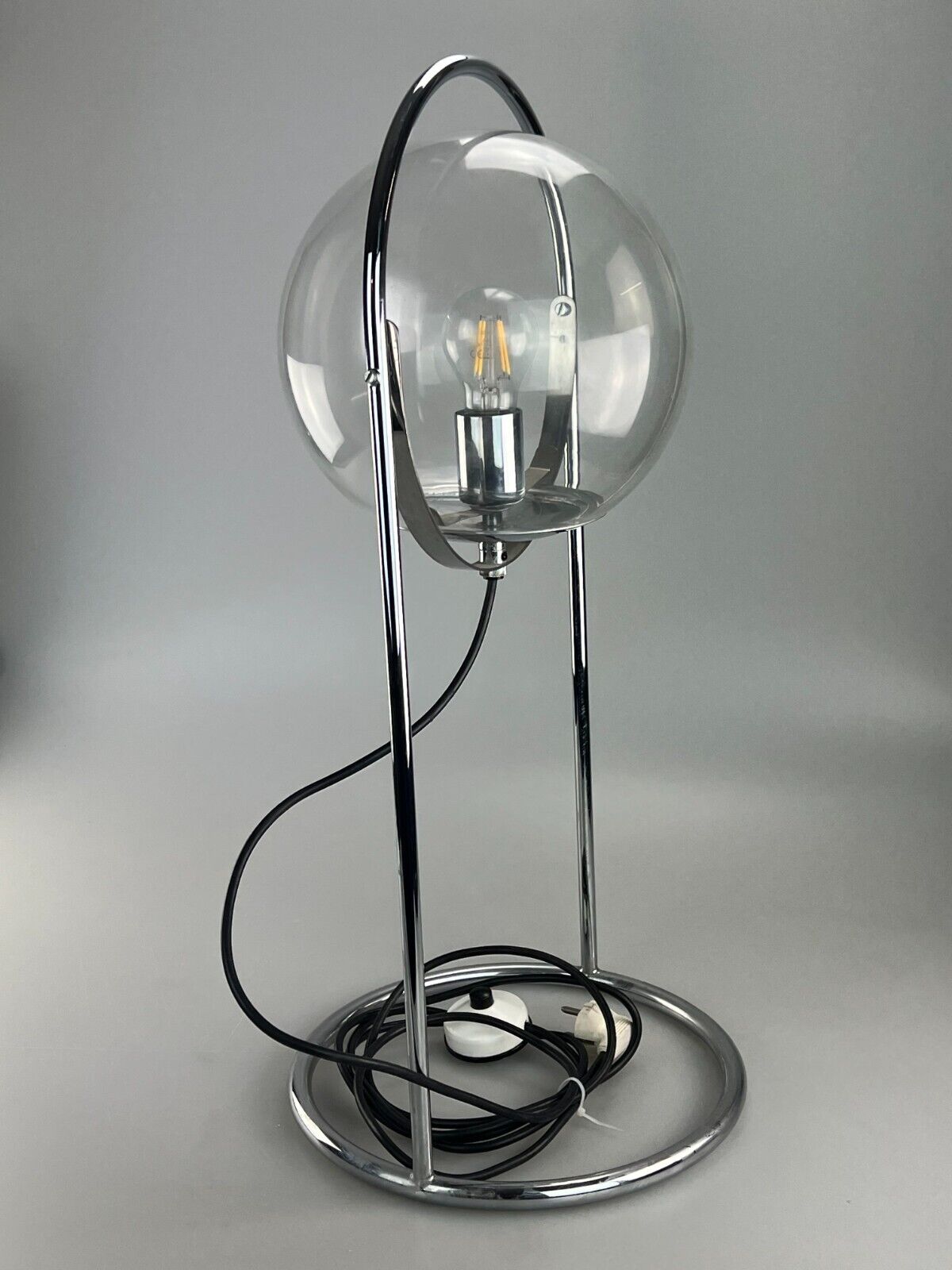60s 70s ball lamp lamp light table lamp space age design glass metal