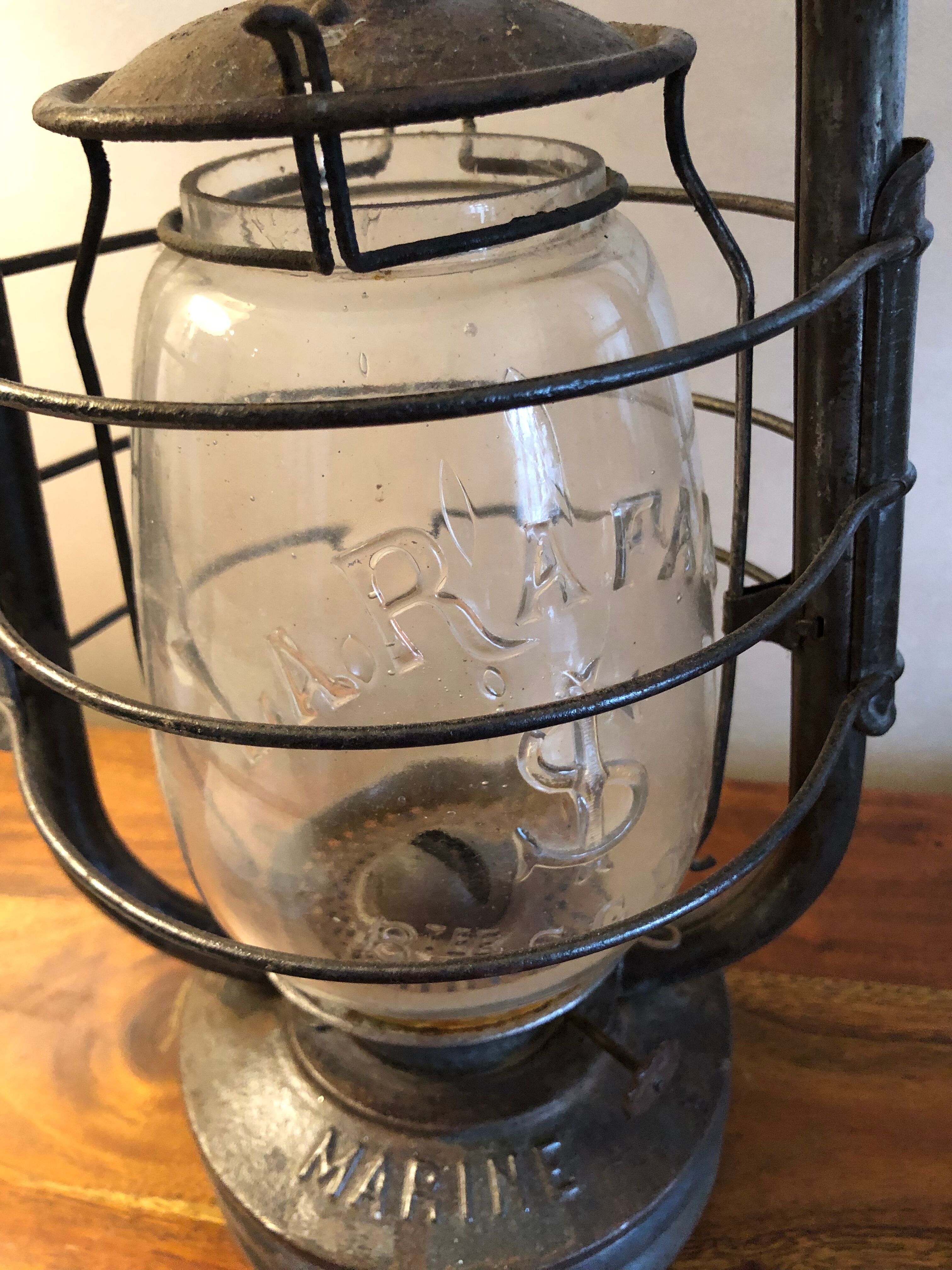 Boat oil lamp La Rafale patented SGDC