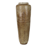 Pyrite stoneware vase with scarified wave decoration - 1970s