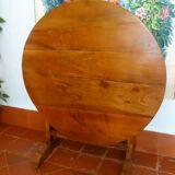 Table winegrower XIXth in cherry tree diameter 1.00 m