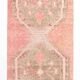3x14 Runner Faded Pink Vinage Wool Runner Rug, 84x410