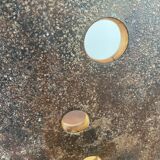 Vintage wood and metal lamp 47cm