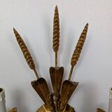 Pair of wheat ear wall lights