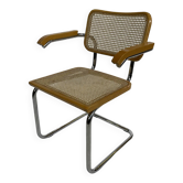Cesca chair B64 with armrests by Marcel Breuer Design