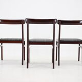 1950s Ole Wanscher chairs in Mahogany Denmark